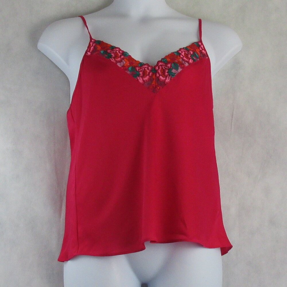 INC International Concepts Women's Pajama Top Camisole, Love Potion Red
